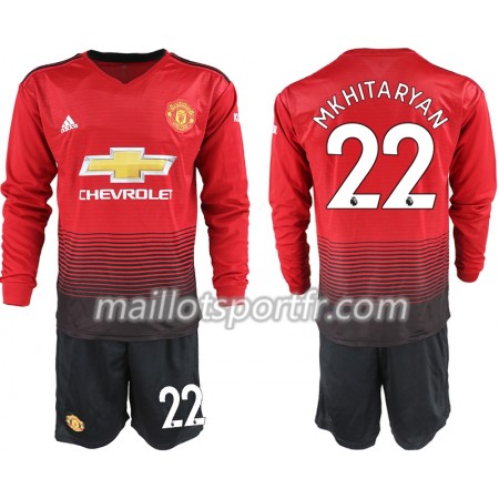 Maillot de Foot Manchester United MKHITARYAN 22 Enfant Domicile 2018/19 ML Maillot de Foot Manchester United MKHITARYAN 22 Enfant Domicile 2018/19 ML